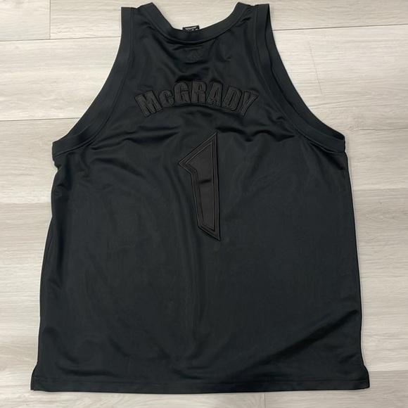 2000’s Adidas NBA TMAC Tracy McGrady #1 Black Stitched Jersey - Picture 6 of 7